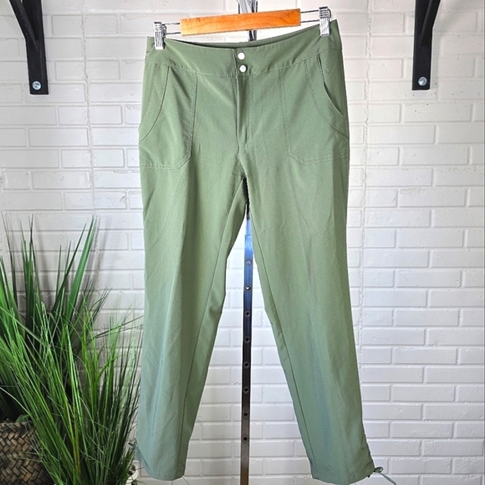 CL🚨 Sunday Green Jogger Pants Size 2 Ruched Hem
